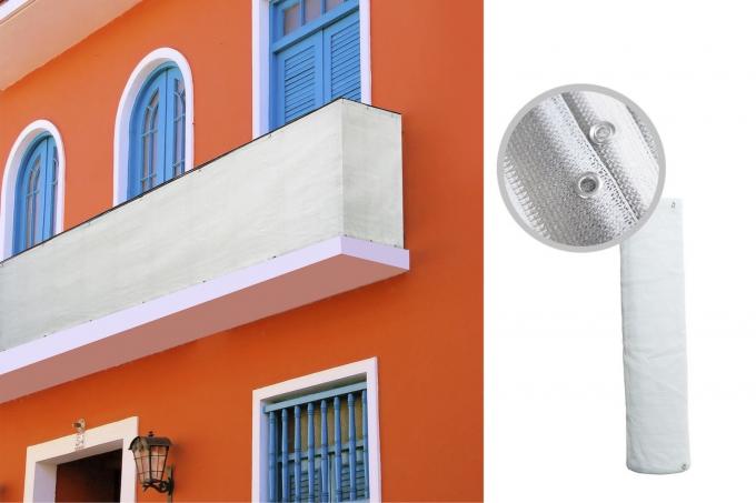 Hdpe μπαλκονιών δίκτυο 0.9x5m σκιάς UV λήξη πανιών 3